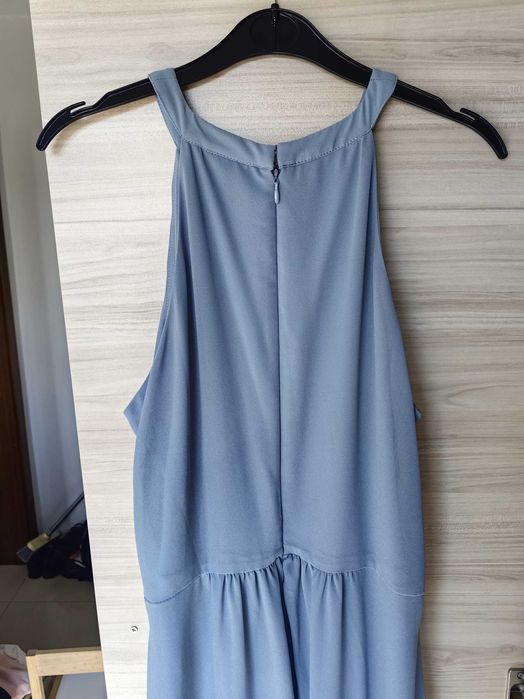 Дълга официална рокля VILA, синя, размер 40