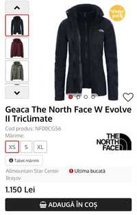 Geaca dama The North Face W Evolve II Triclimate 3 in 1 marime  XL