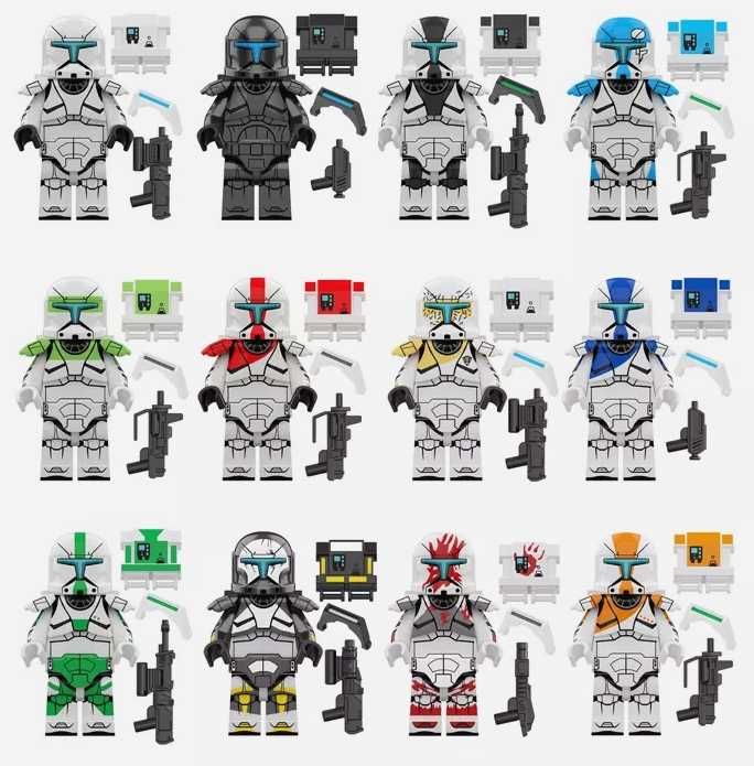 Set 12 Minifigurine tip Lego Star Wars Delta Squad Clone Troopers