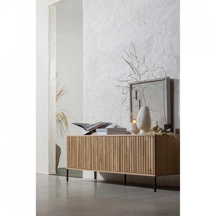 Comoda TV 150 cm din lemn de stejar