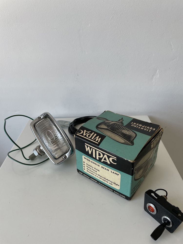 Lampa Marșarier Wipac Anglia Vintage Anii 1960 Cutie Originala