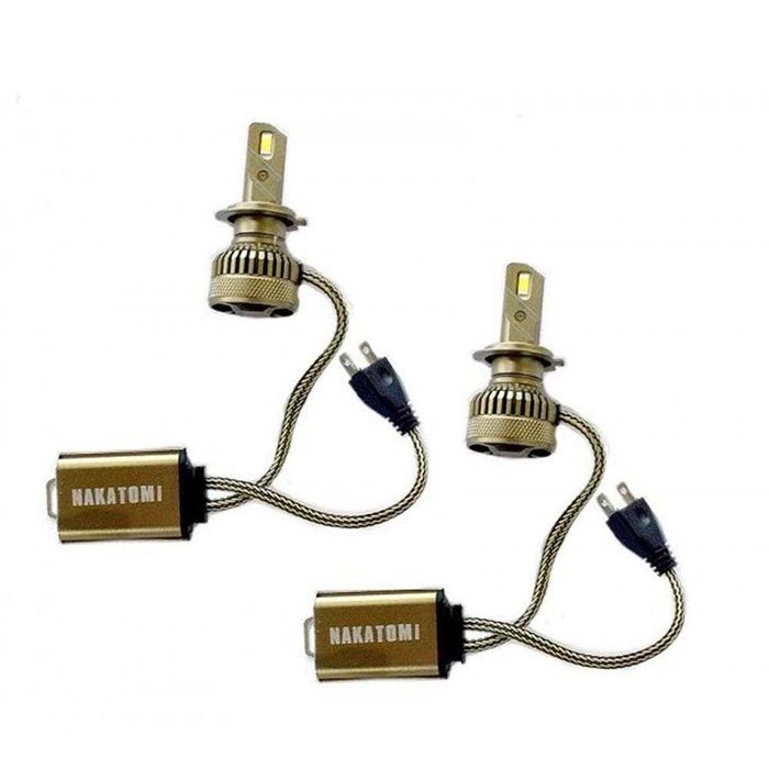 NAKATOMI H7, H1, HB3,HB4,H11,H15,H27,9012 LED 12-24V 6 месеца гаранция