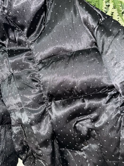 Geaca neagra cu cristale Swarovski