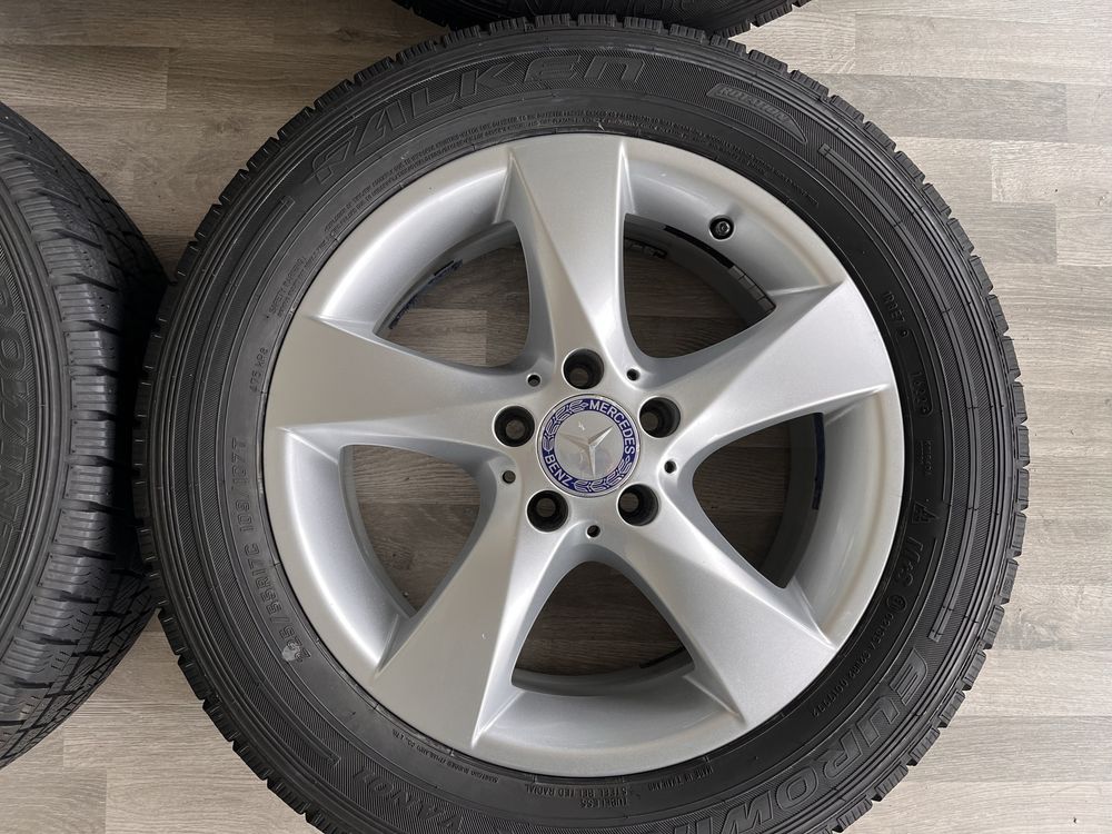 Оригинални джанти 17 цола 5х112 за Мерцедес/Mercedes с гуми 225/55/17C