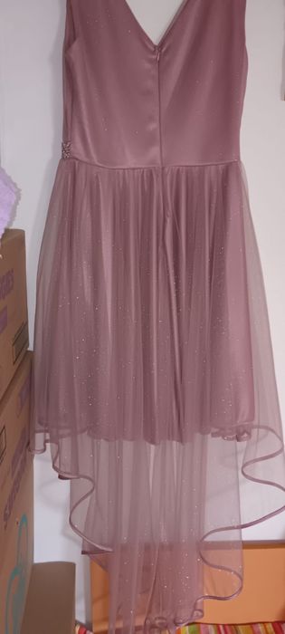 Rochie dama cu sclipici și trena