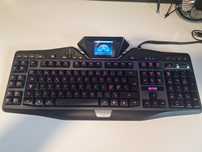 Tastatură Logitech G19 RGB cu ecran LCD color — stare foarte bună