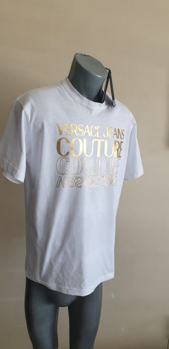 Versace Jeans Couture Cotton Regular Fit S НОВО ОРИГИНАЛ Мъжка Тениска