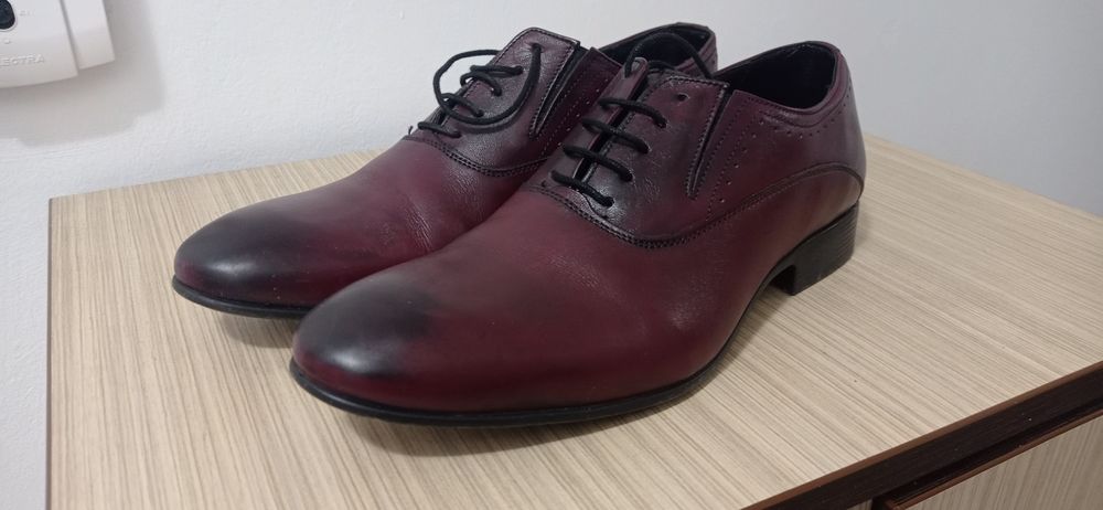 Pantofi piele naturala