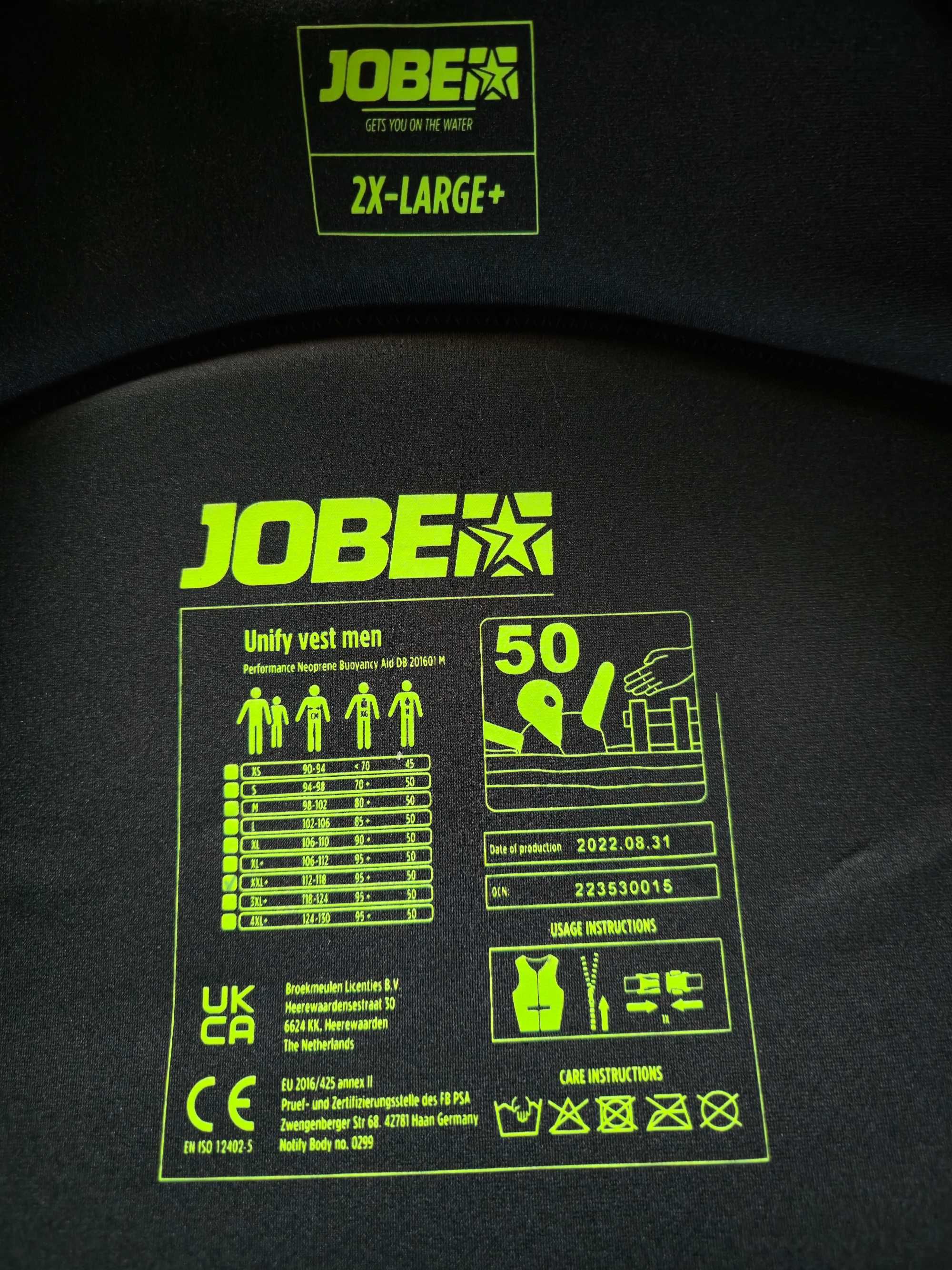 Мъжка спасителна жилетка JOBE Unify светло синя