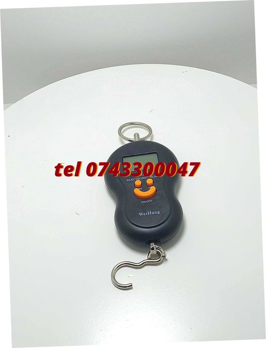 Cantar Electronic De Mana Cu Carlig  50kg  Ecran Lcd Iluminat