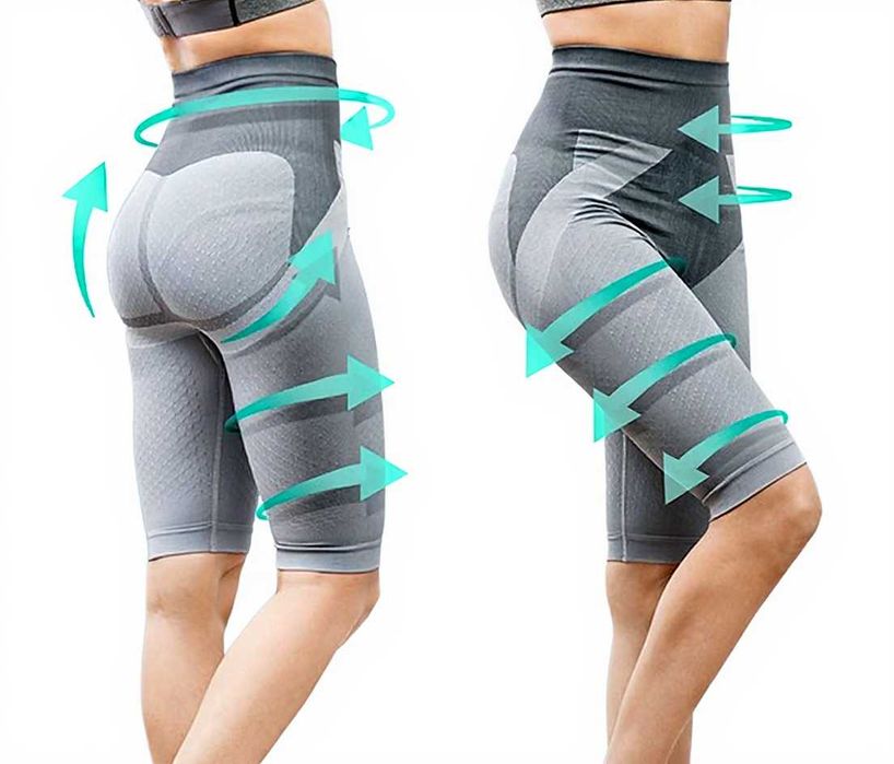 Pantalon modelator anticelulitic cu turmalina body shaper marimea L