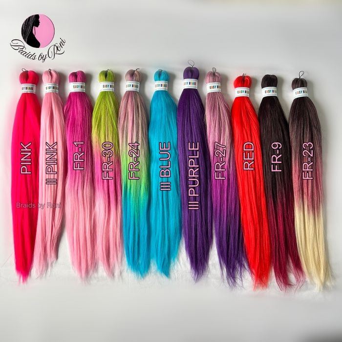 Канекалон, материал за сплитане на плитки, Easy braids
