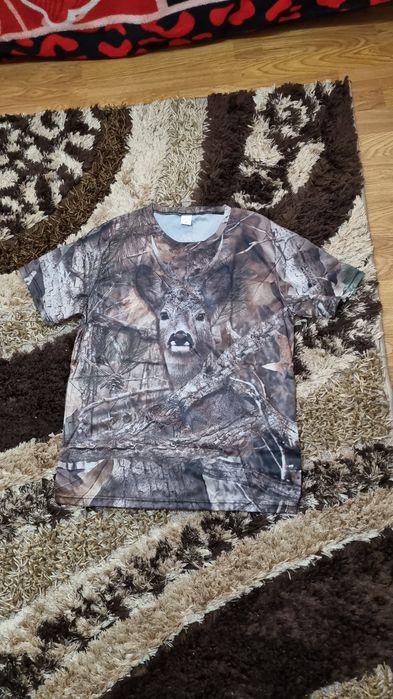 Tricou camuflaj 3D căprior