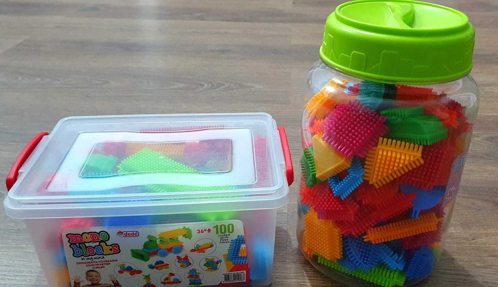 Set cuburi de construit mono blocks - Bristle Blocks
