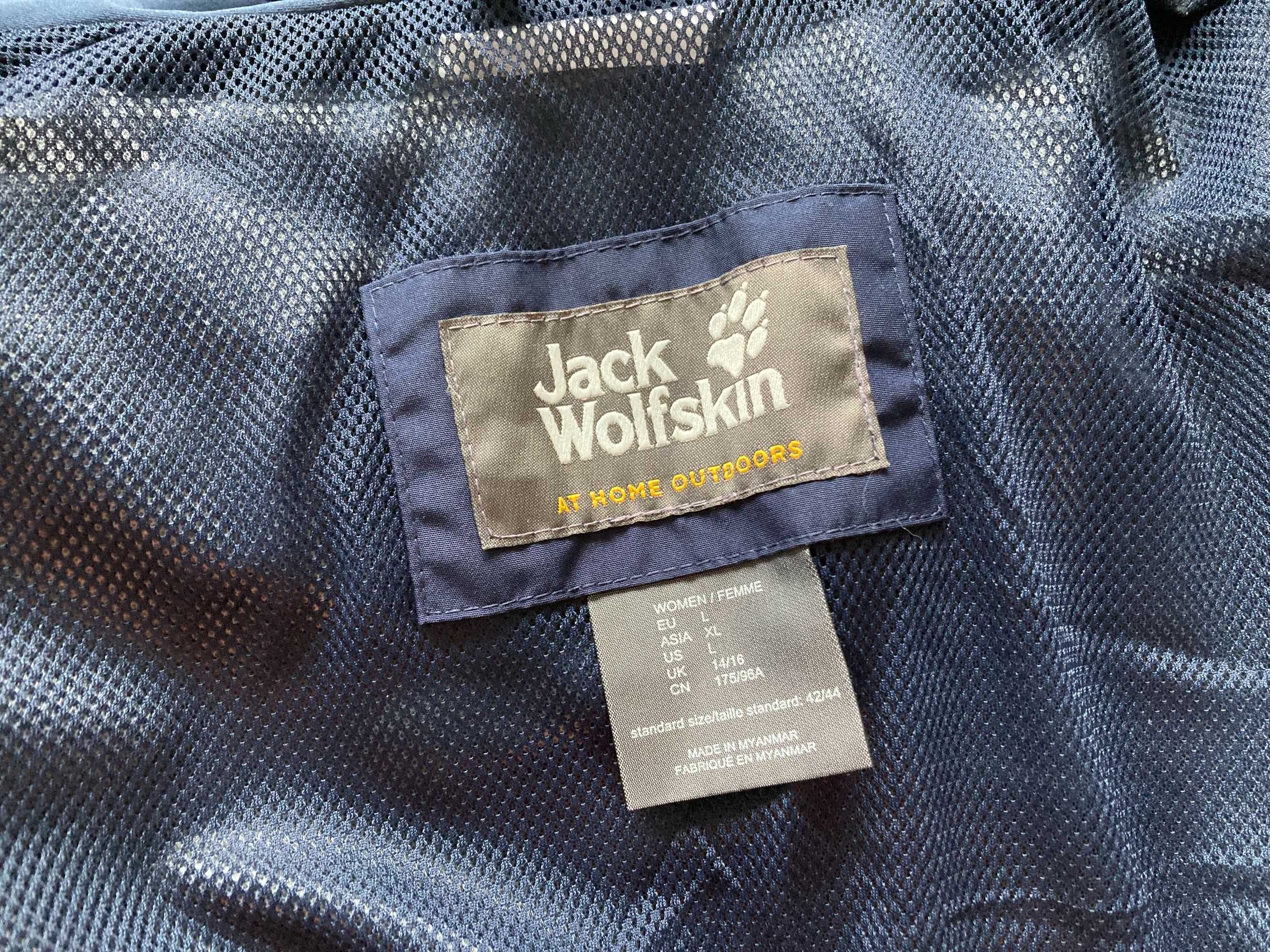 Jack Wolfskin Stormy Point Texapore ветроустойчиво водоустойчиво яке L