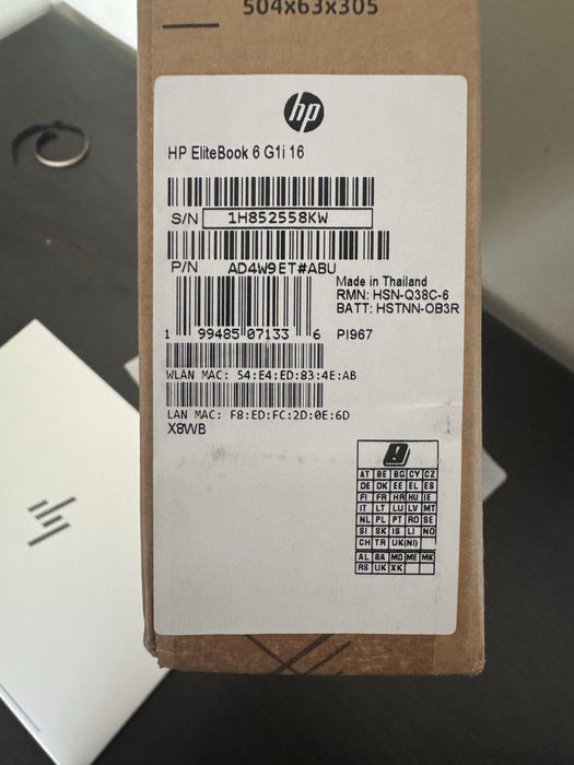 Nou Laptop HP Elitebook 6 G1i 16 inch Notebook AI PC