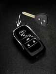 Carcasă cheie tip smart Toyota – design premium tip briceag (flip key)