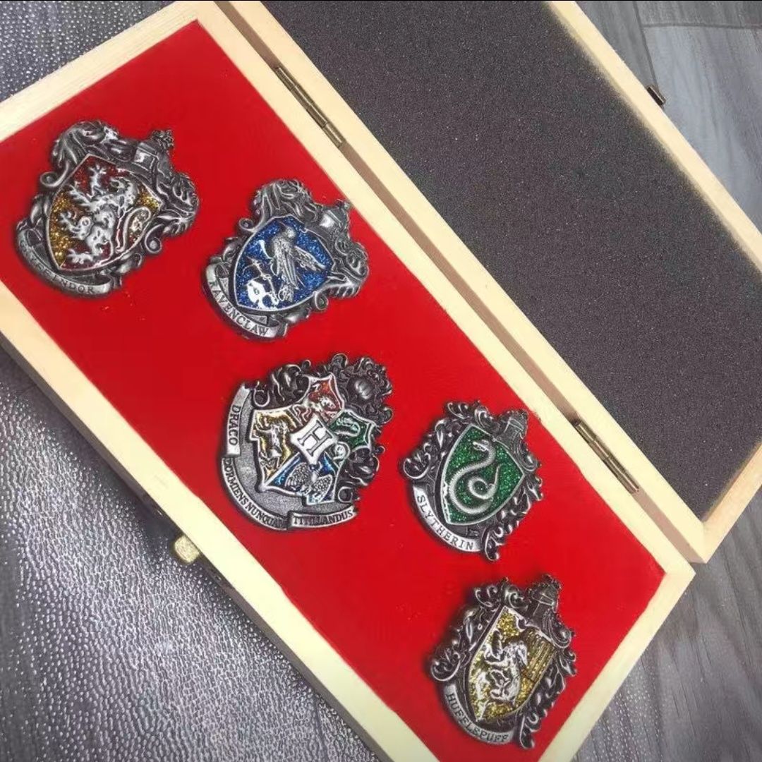 Подарочные наборы Гарри Поттер жетоны мадельоны сумка карта подарок