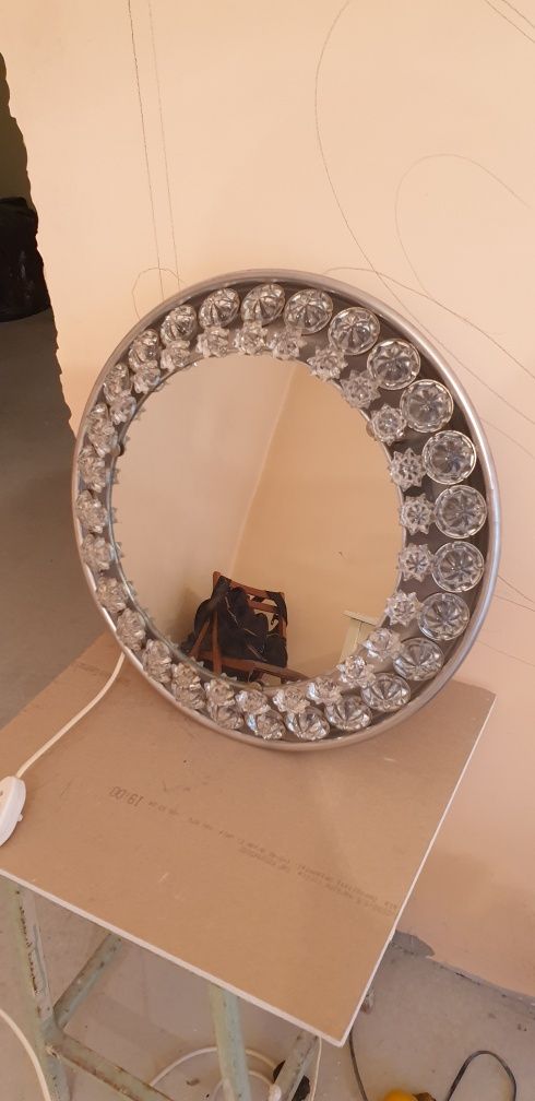 Accesoriu decorațiune înfrumusețare cristal Palwa Germania 1960