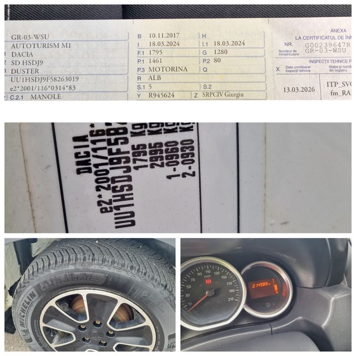 Dacia Duster 1.5 dci euro 6 fara adblue  4x2