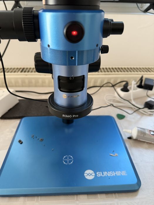 Microscop Sunshine R360 Pro, Albastru cu camera 4K nou