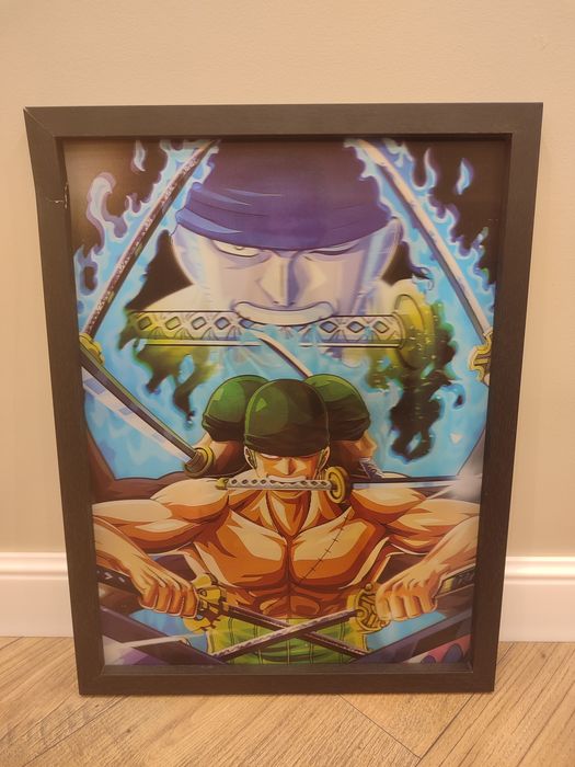 3D картина из аниме Ванпис (зоро)