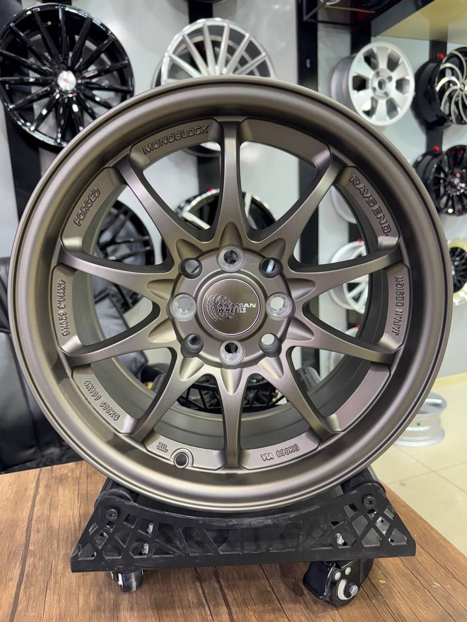 ASAMAN  JDM RAYS ADVAN 15R 6.5J 7J 4/100 4/114 SAKA Diskalar