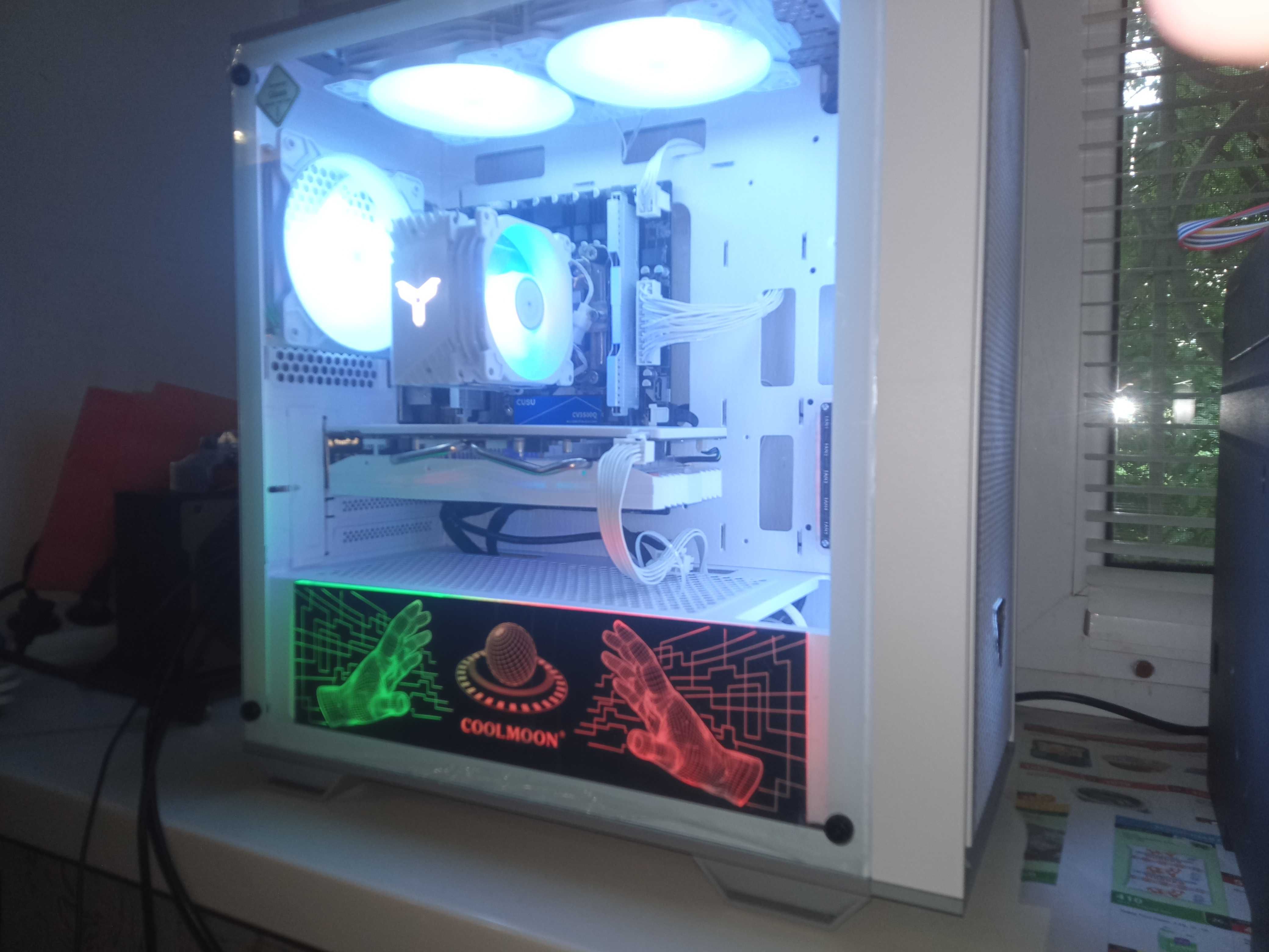 Игровой компьютер /Core i7/DDR4 16Gb/RX580 8Gb/SSD 512, HDD 4Tb/600W