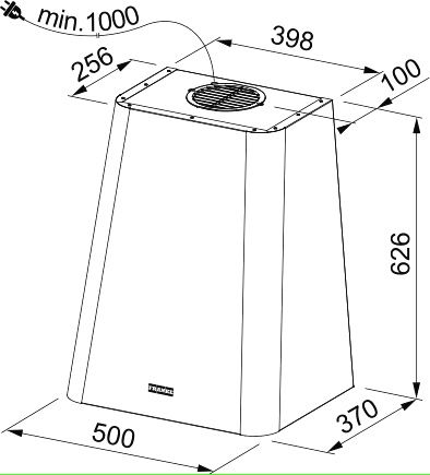 Franke Стенен Smart Deco FSMD 508 WH Дебит MAX 630 (m3/h).