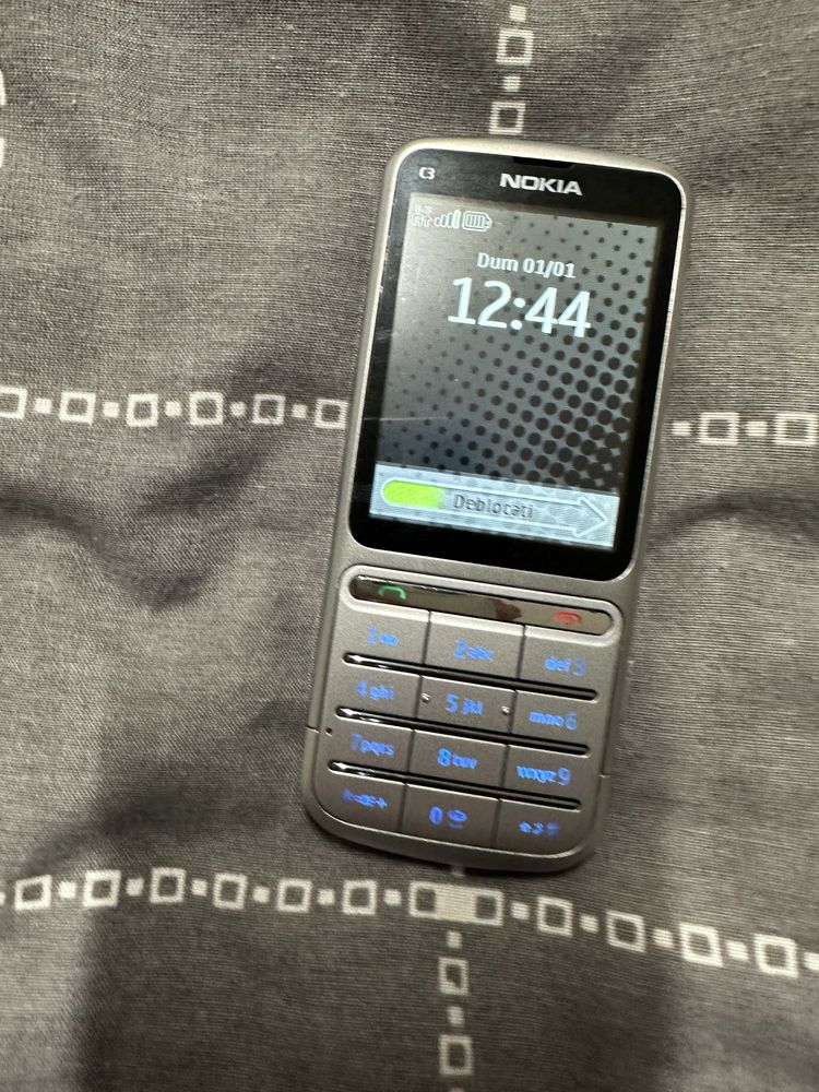 Nokia c3 01 stare ff buna poze reale metalic