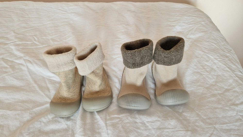 Бебешки обувки против хлъзгане.