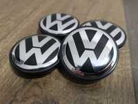 Set 4 Embleme Jante 56MM - 65MM VW Volkswagen Capace Roti, 3B7601171