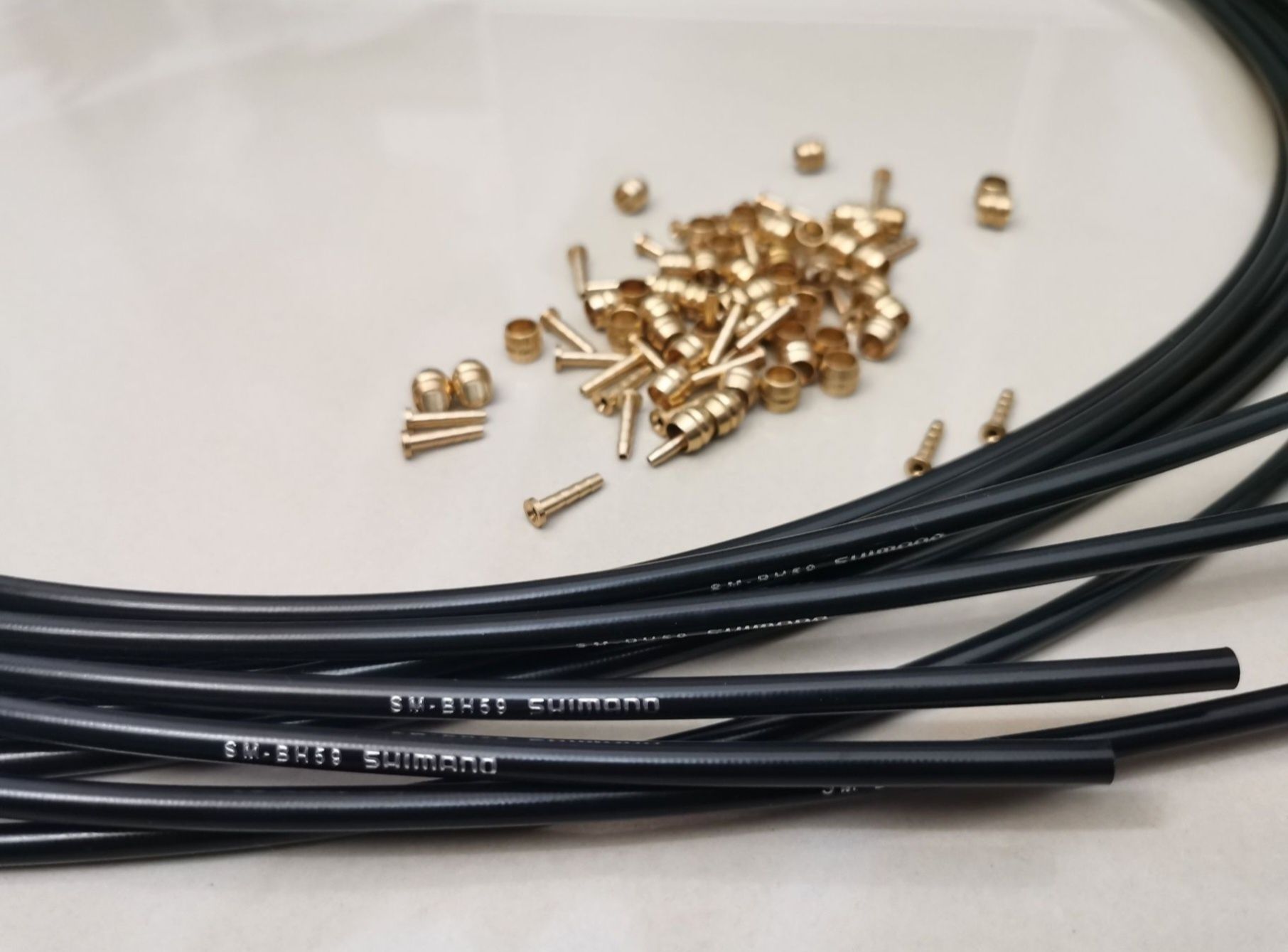 Нов маркуч за спирачка Shimano BH59 170см в комплект с буре и щуцер -