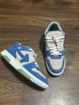 off white ooo blue suede
