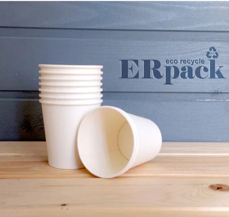 Стакан бумажный однослойные 250мл50мл