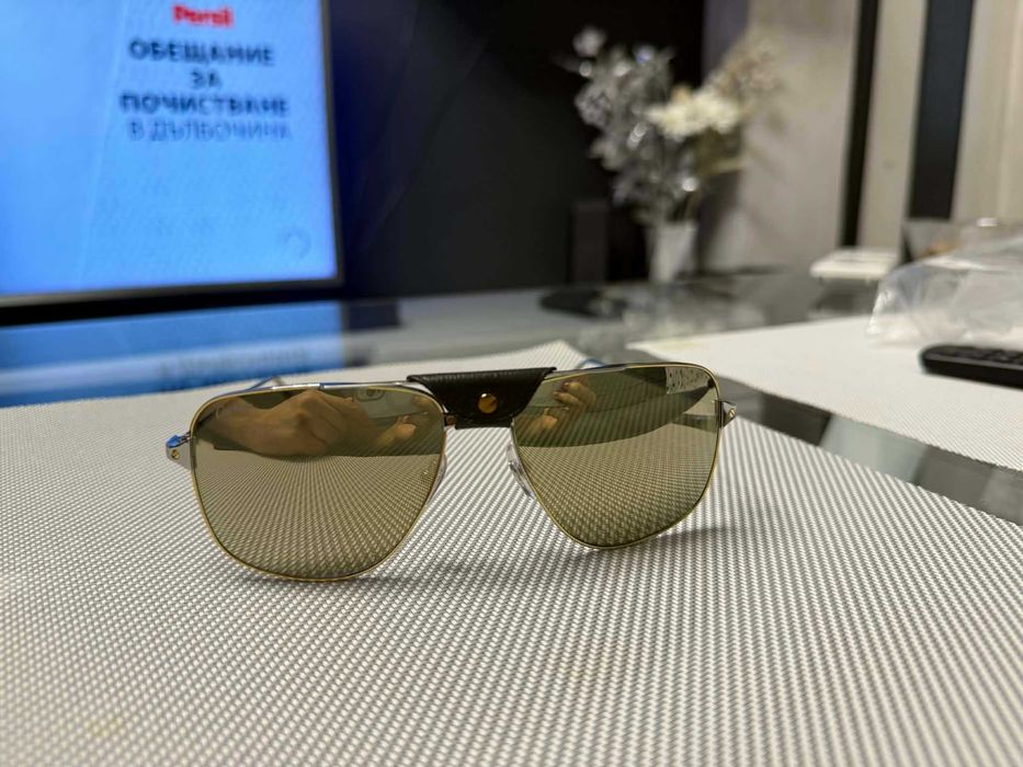 Мъжки слънчеви очила CARTIER SANTOS CT0037S 59 003