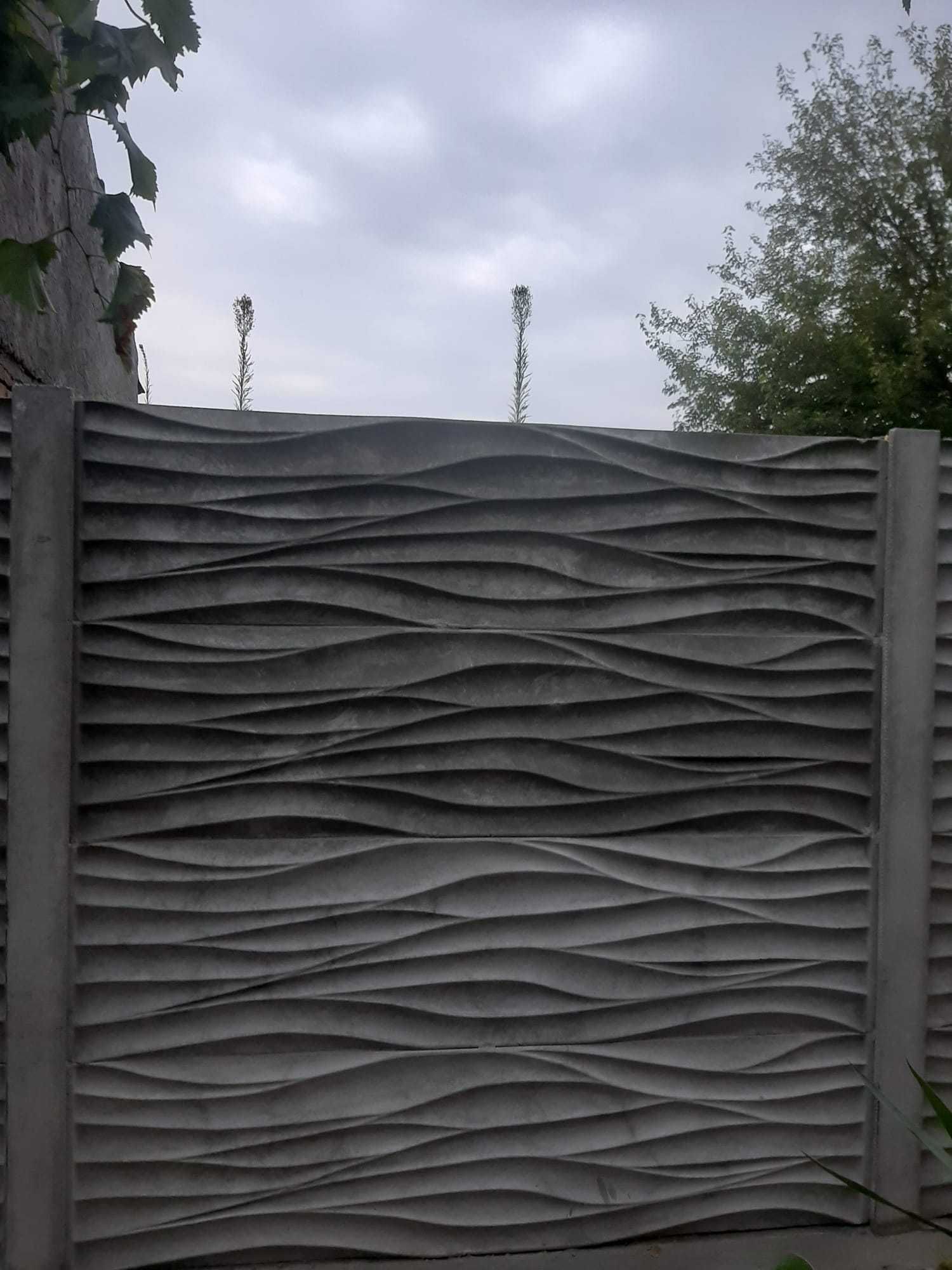 Gard de beton  prefabricat