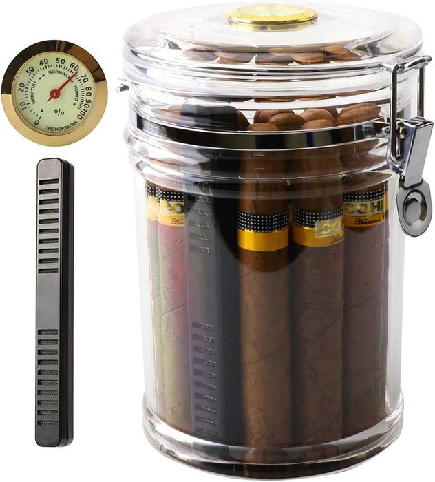 Humidor Trabucuri Transparent Nefolosit