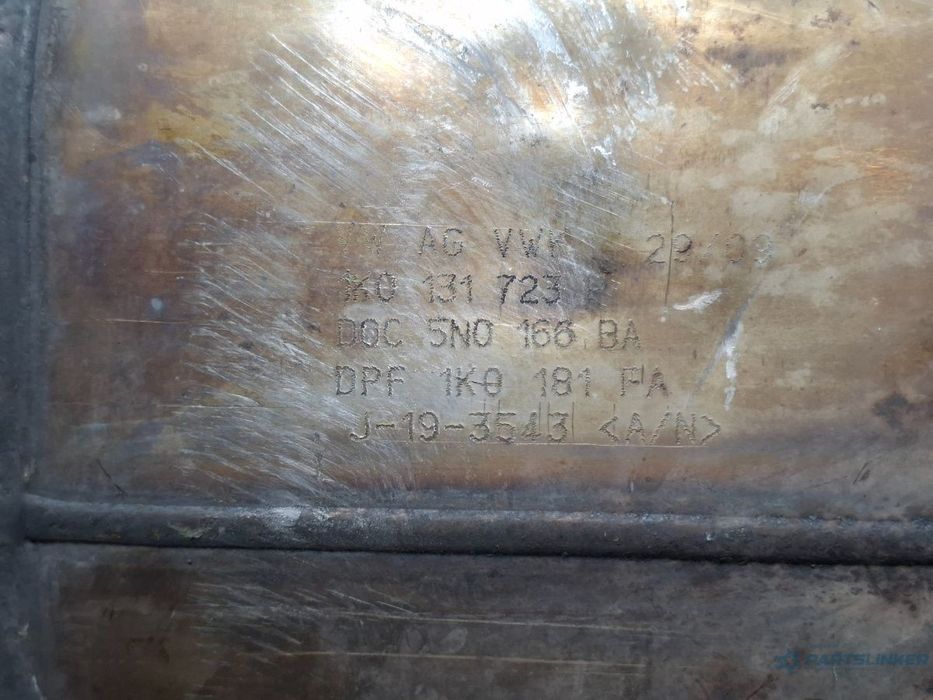 Catalizator filtru particule VOLKSWAGEN GOLF VI 5K1 2008 - 2013 TDI CBDC, CLCA 5N0166BA , 1K0131723