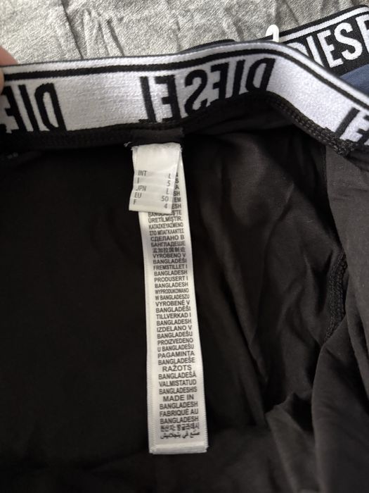 Diesel set 3 boxeri gri-negru-bleumarin marimea L noi originali