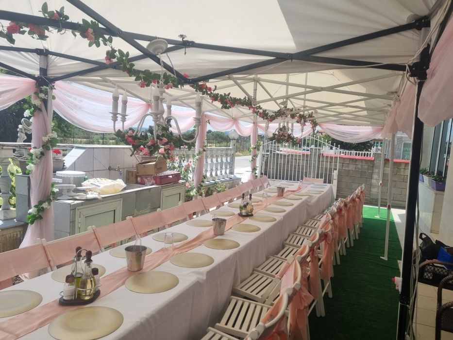 Шатри под наем с монтаж