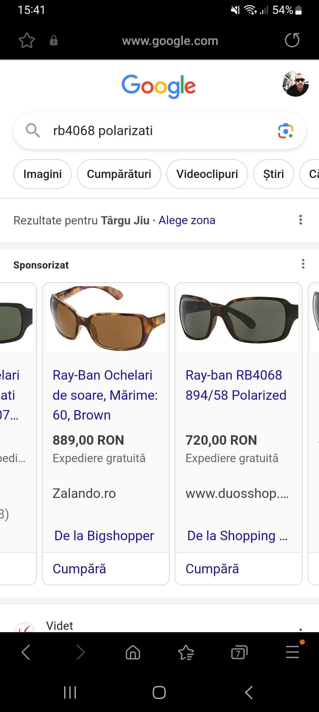 ochelari soare Polarizati Ray Ban RB4068 originali