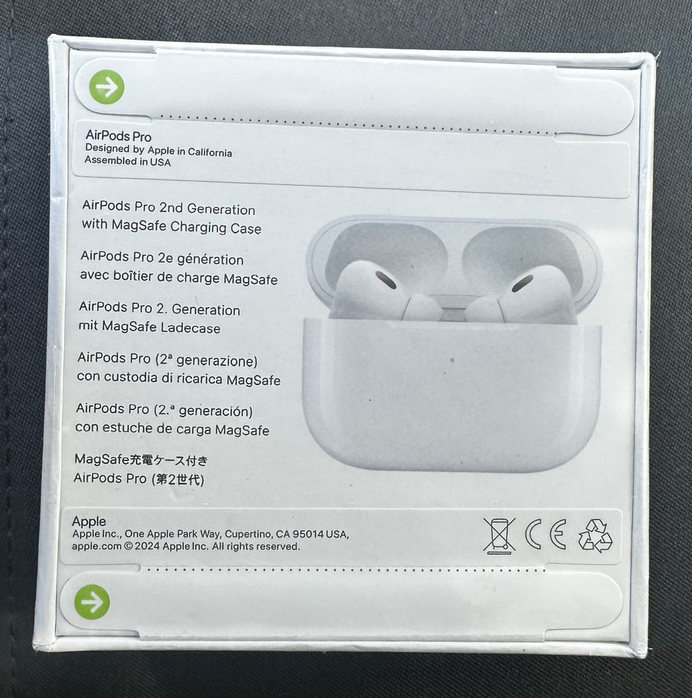 Слушалки Apple airpods 2 Pro