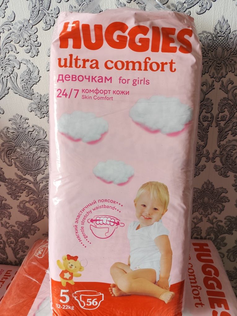 Подгузники Huggies Ultra Comfort Mega 5 для девочек