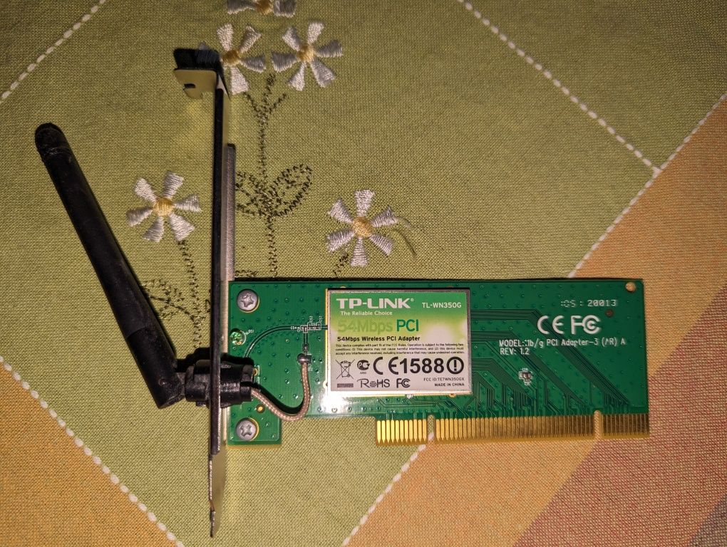 Placa de rețea wireless PC PCI slot