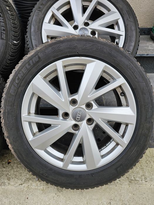 Jante originale Audi + Cauciucuri iarna 215 55 17