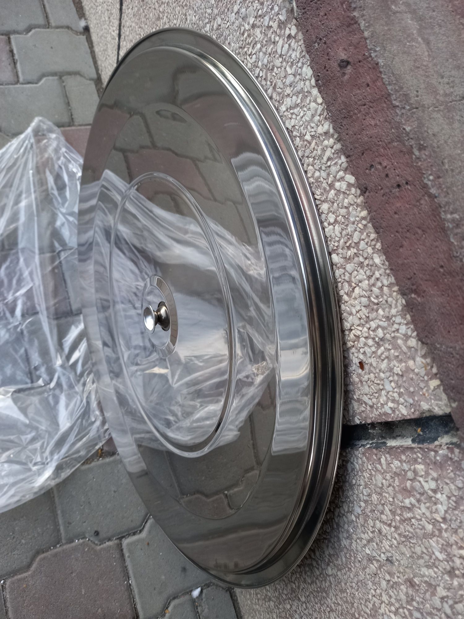 Capac inox alimentar 70 cm Ofertă 139 lei