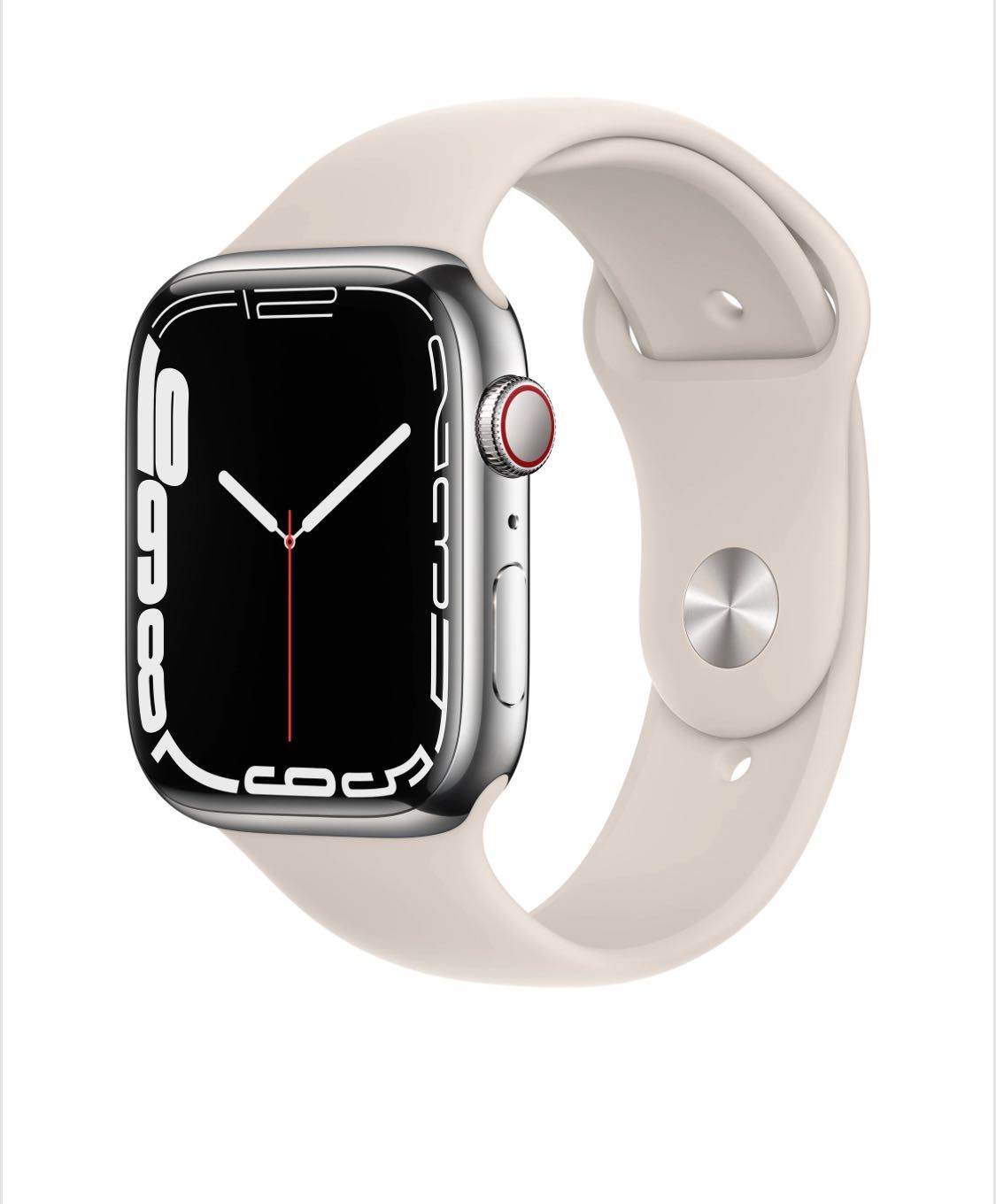 Apple Watch 7, GPS, Cellular, Корпус Silver ЗА ЧАСТИ
