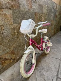 Детски велосипед BYOX FLOWER 14'' РОЗОВ