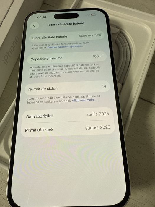 Iphone 16  128Gb ca Nou Garantie internationala